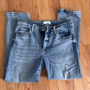 Vervet Distressed Straight Jeans - Size 31